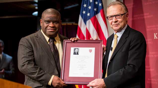Gary Younge receives Nyhan Award