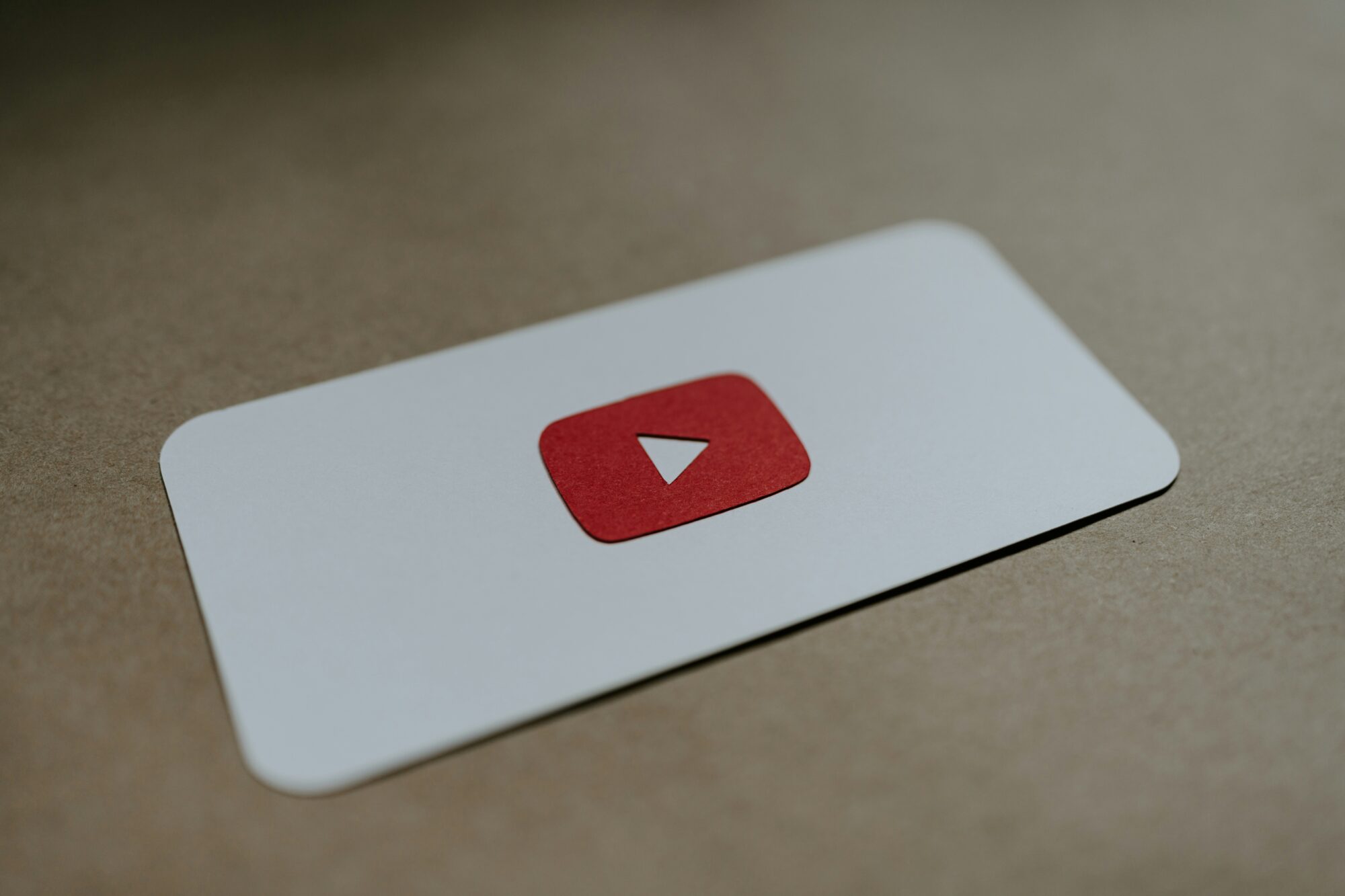 abstract version of the YouTube play button logo