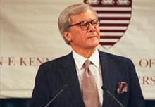 Tom Brokaw gives the T.H. White Lecture.