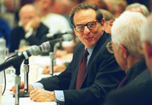 Robert A. Caro at the 2003 Theodore H. White Seminar.