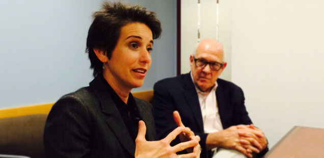 Amy Walter, Cook Political Report, and Alex Jones, Shorenstein Center