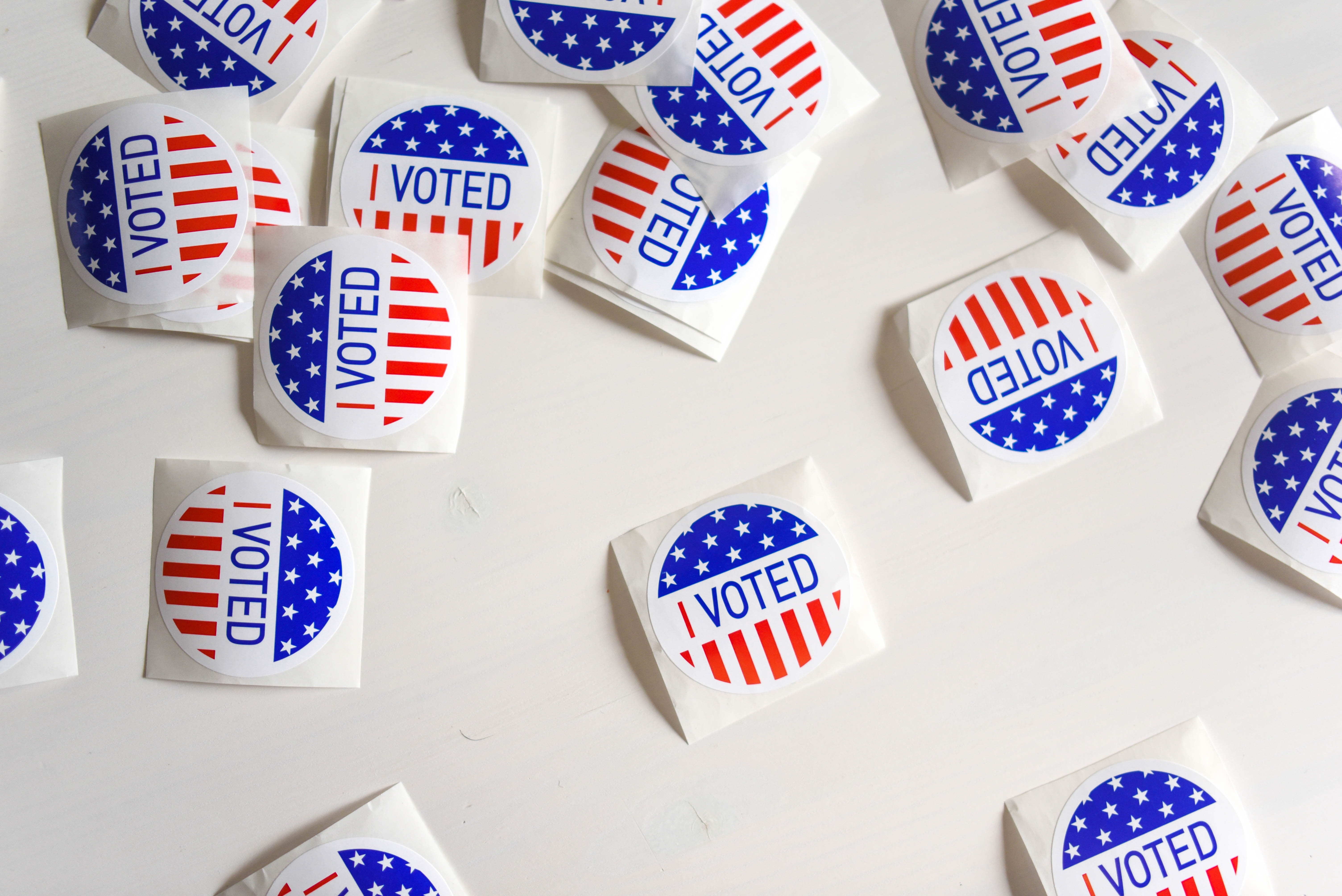 Photo of I Voted stickers by Element5 Digital on Unsplash