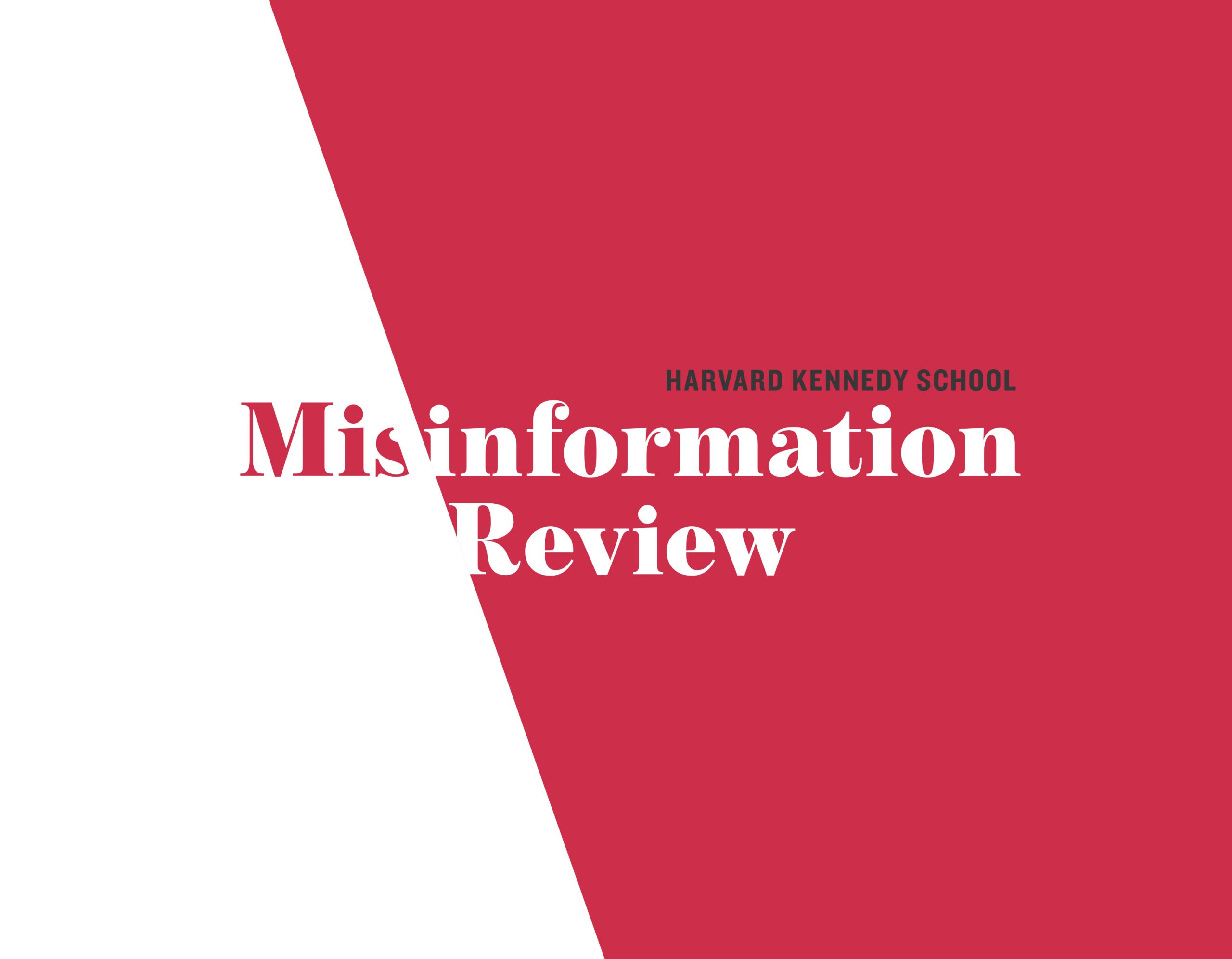 HKS Misinformation Review logo