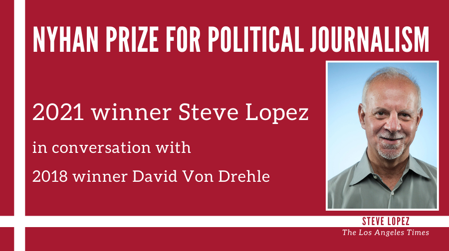 Nyhan Prize Celebration of Steve Lopez