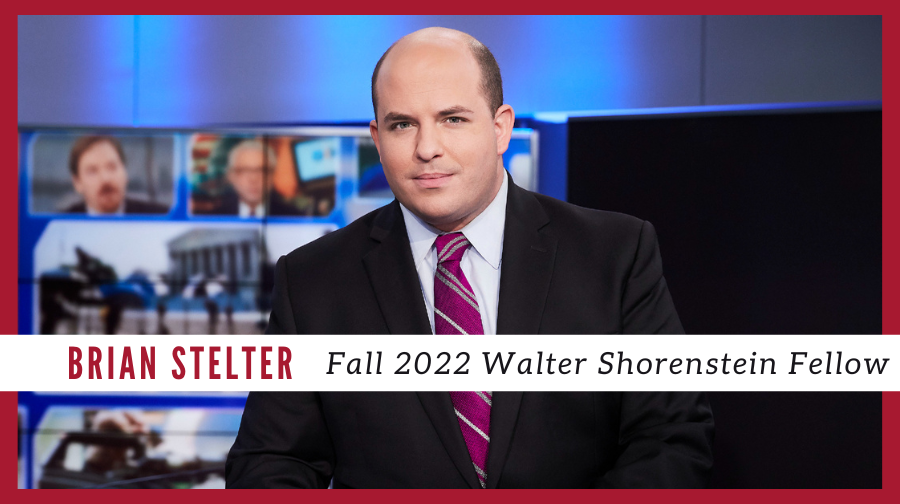 Brian Stelter Joins Shorenstein Center as Fall 2022 Walter Shorenstein Media & Democracy Fellow