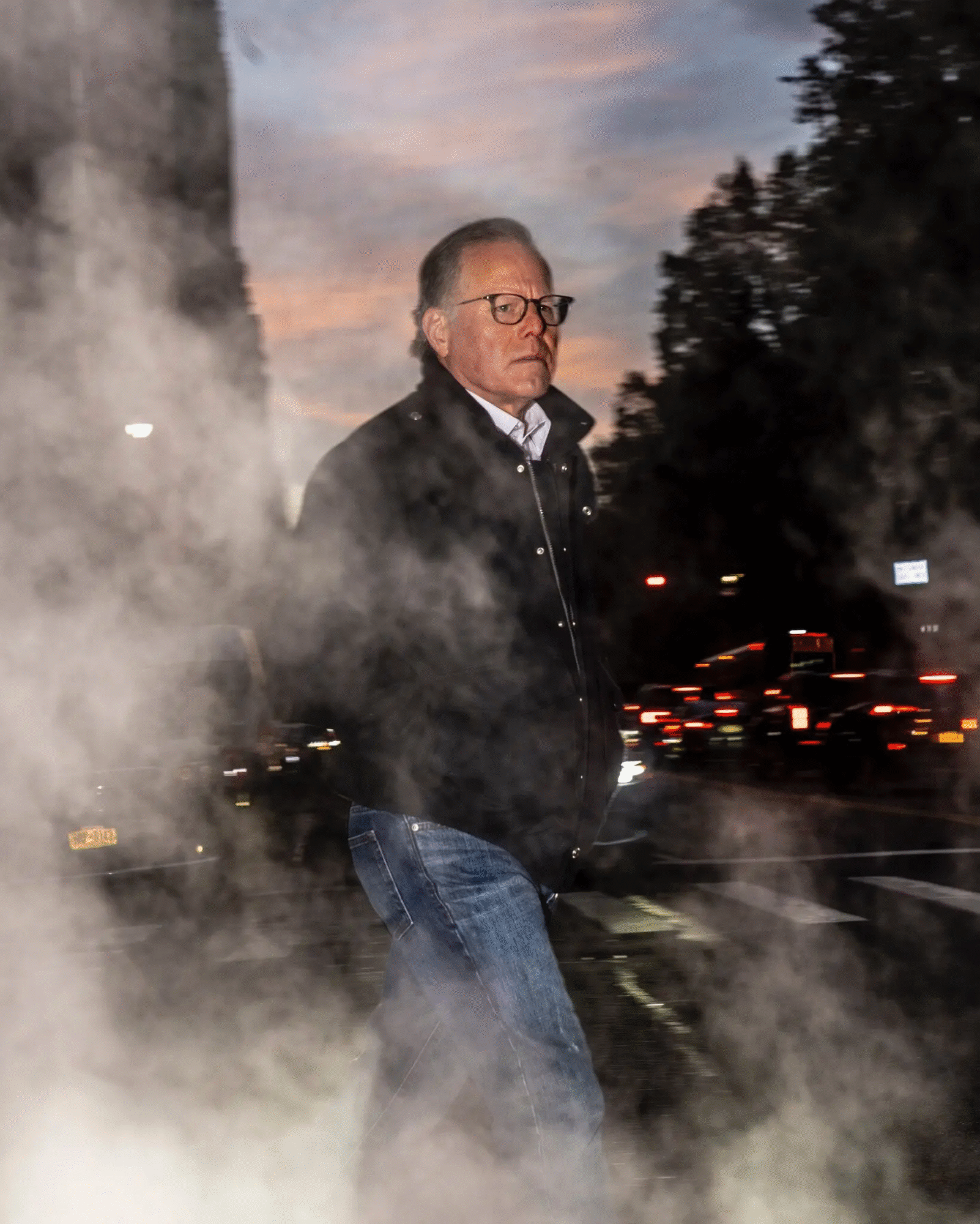 Photograph of person walking