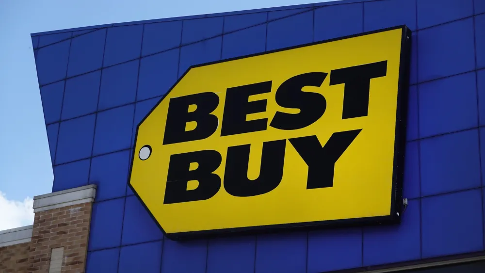 Photograph of a Best Buy store