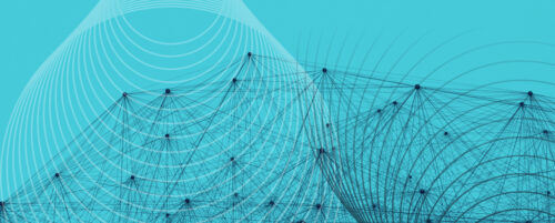 abstract image suggesting a network or web