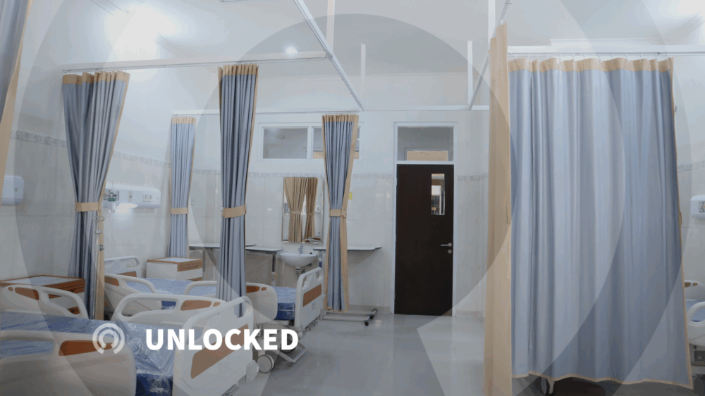 hospital beds in the ER