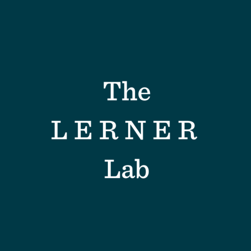 text wordmark of the name of The Lerner Lab