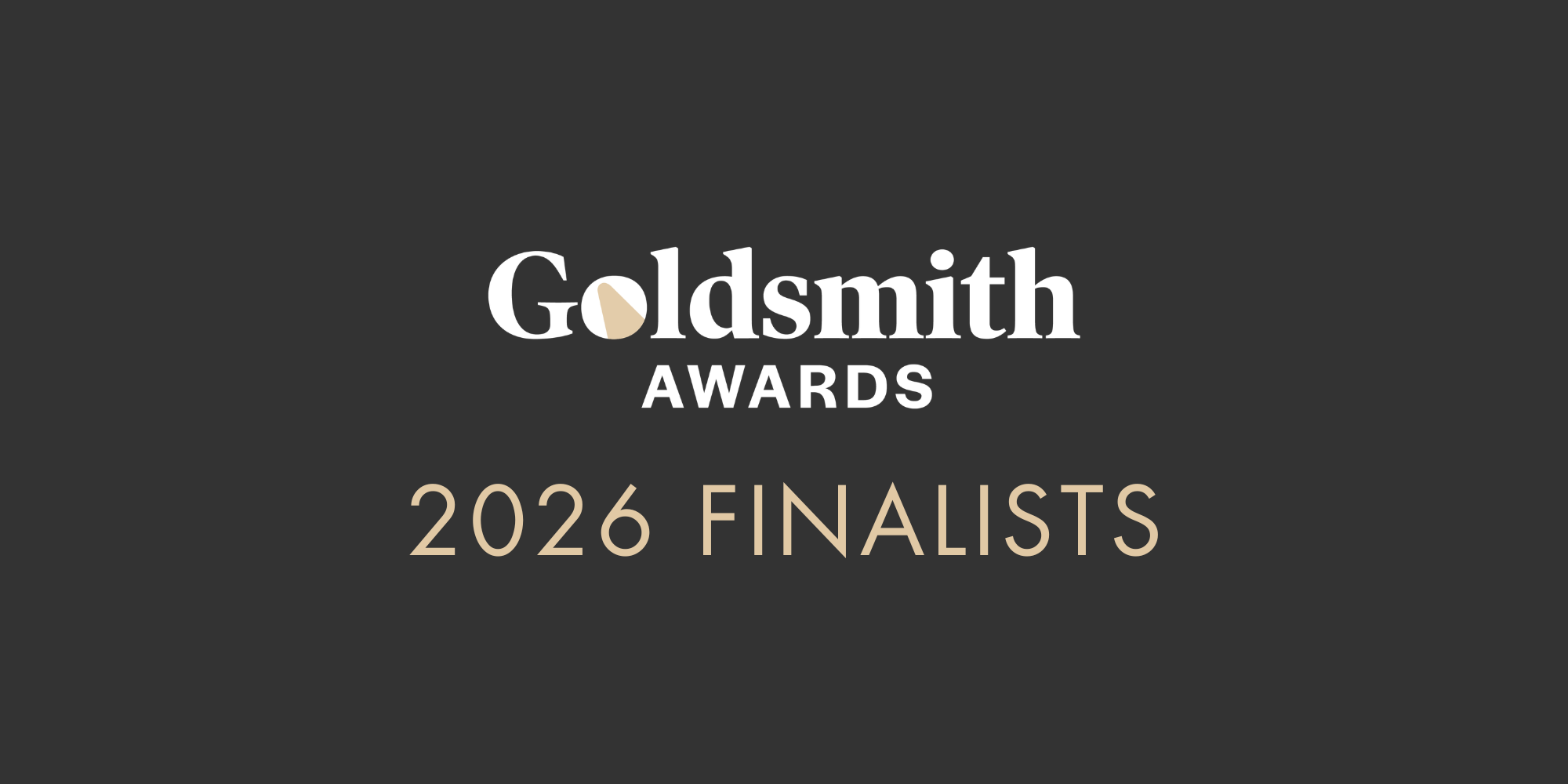 Goldsmith Awards 2026 Finalists