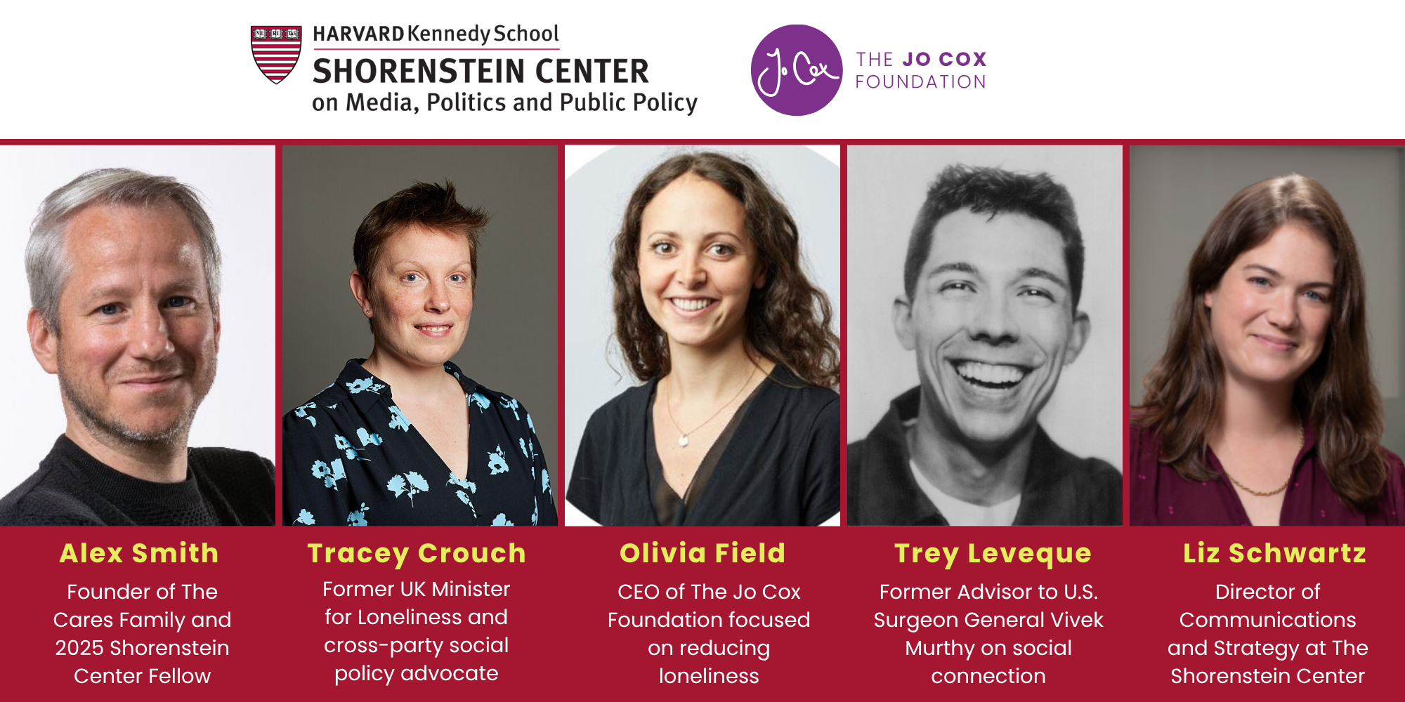 headshots of panelists