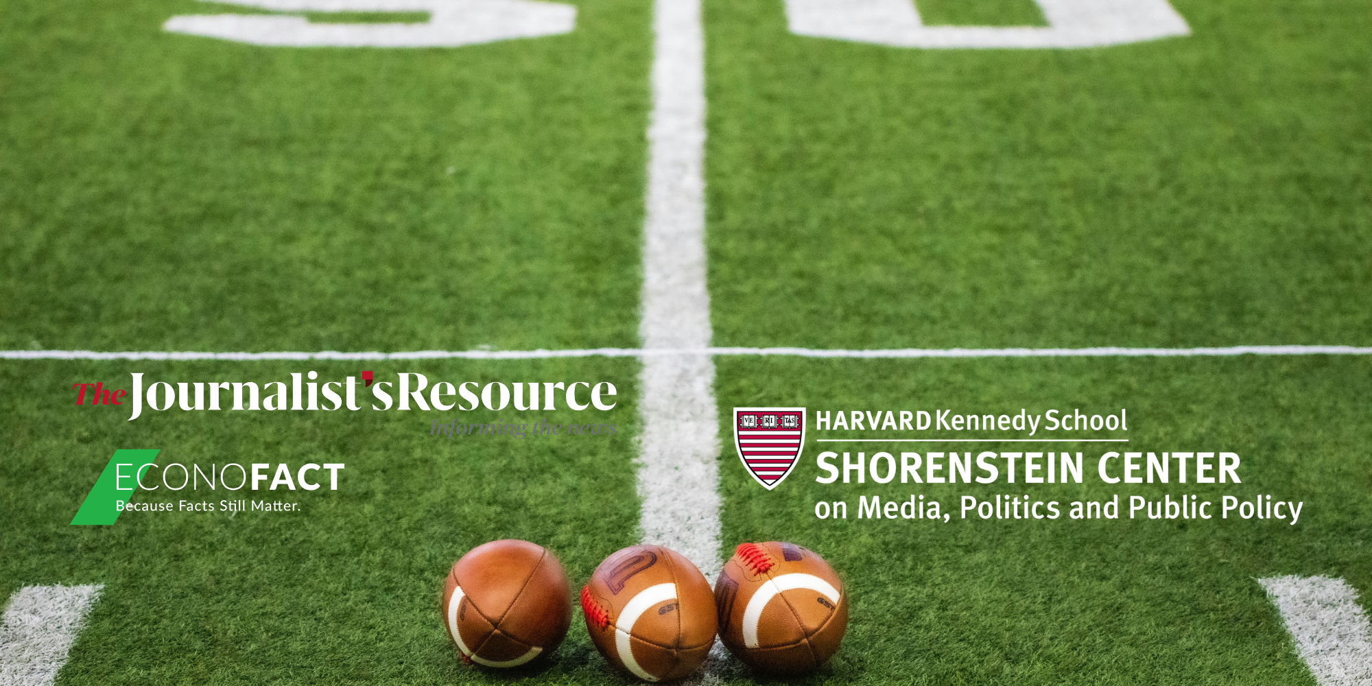 image of football field with three logos overlayed